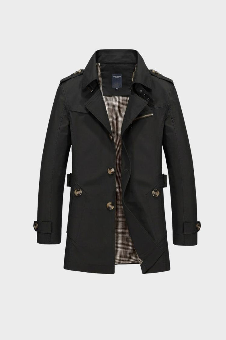 Men's Field Jacket | Double-Breasted | on model