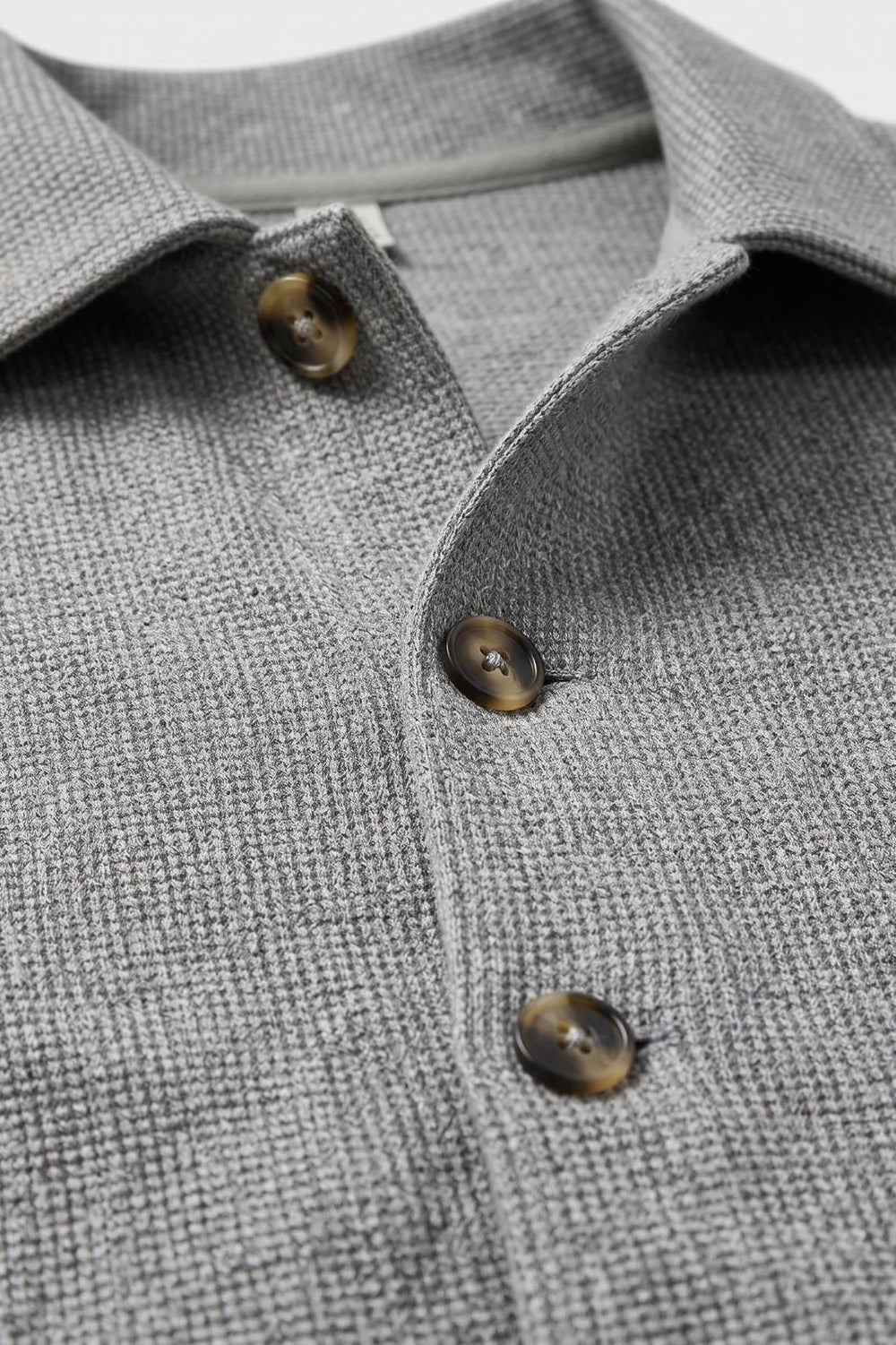 Men's Point Collar Jacket | Button-Front | on model