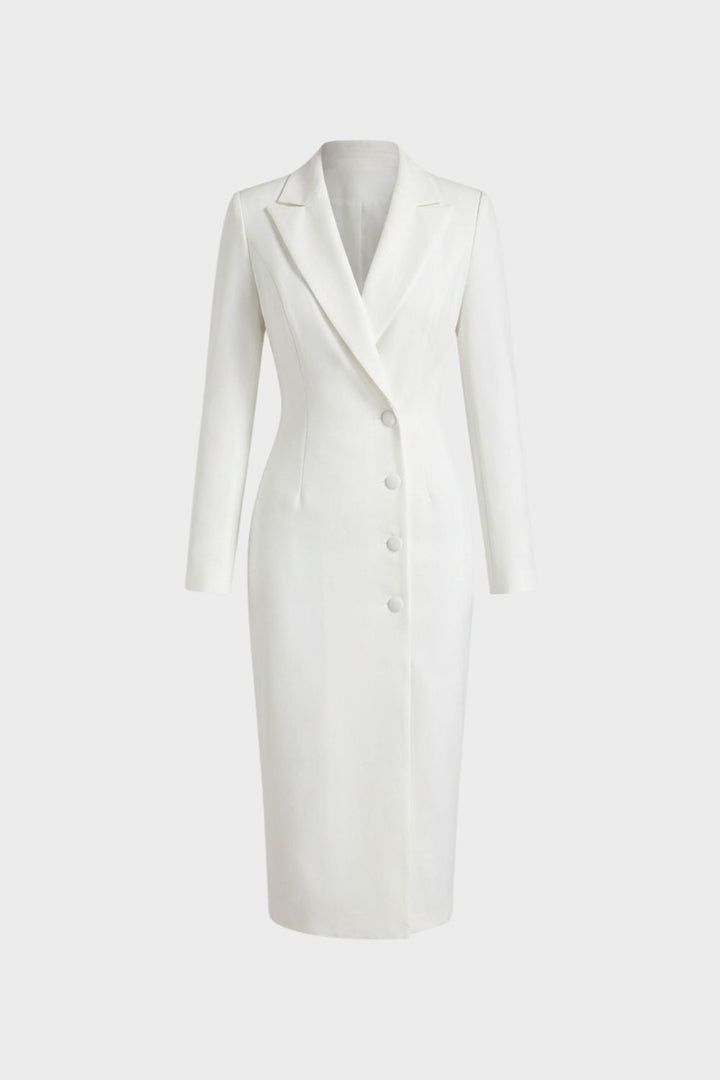 Women's Blazer Midi Dress | Tailored | on model