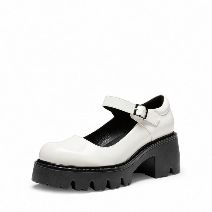 Women's Mary Jane Shoes | Chunky Platform Buckle Strap