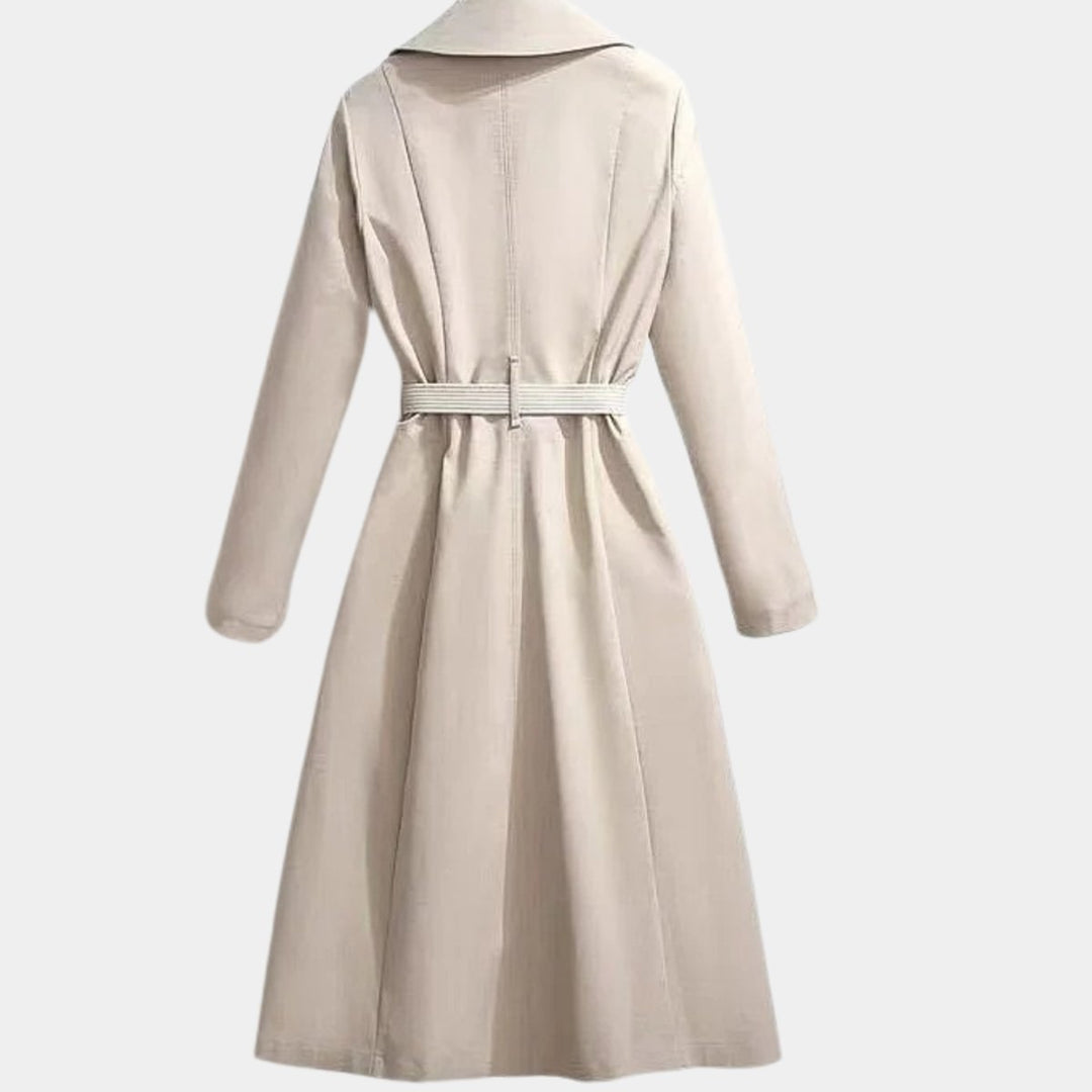 Trench Coat in beige, back view