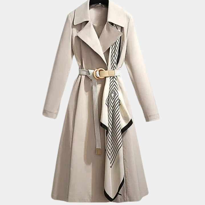 Trench Coat in beige, front view