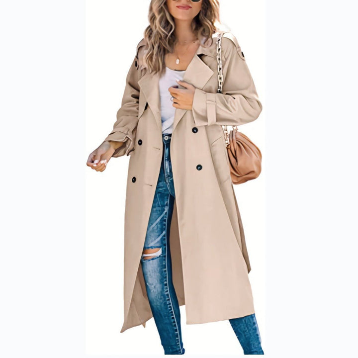Trench Coat in beige, on model